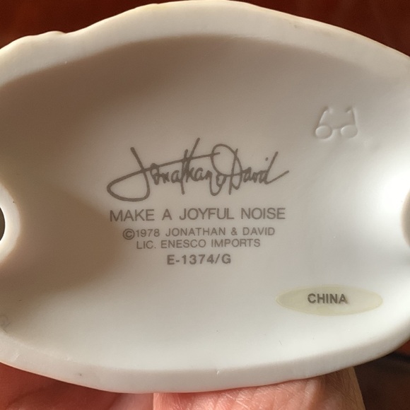 JONATHAN & David (precious moments) Make a Joyful Noise, 1978 - Picture 4 of 4